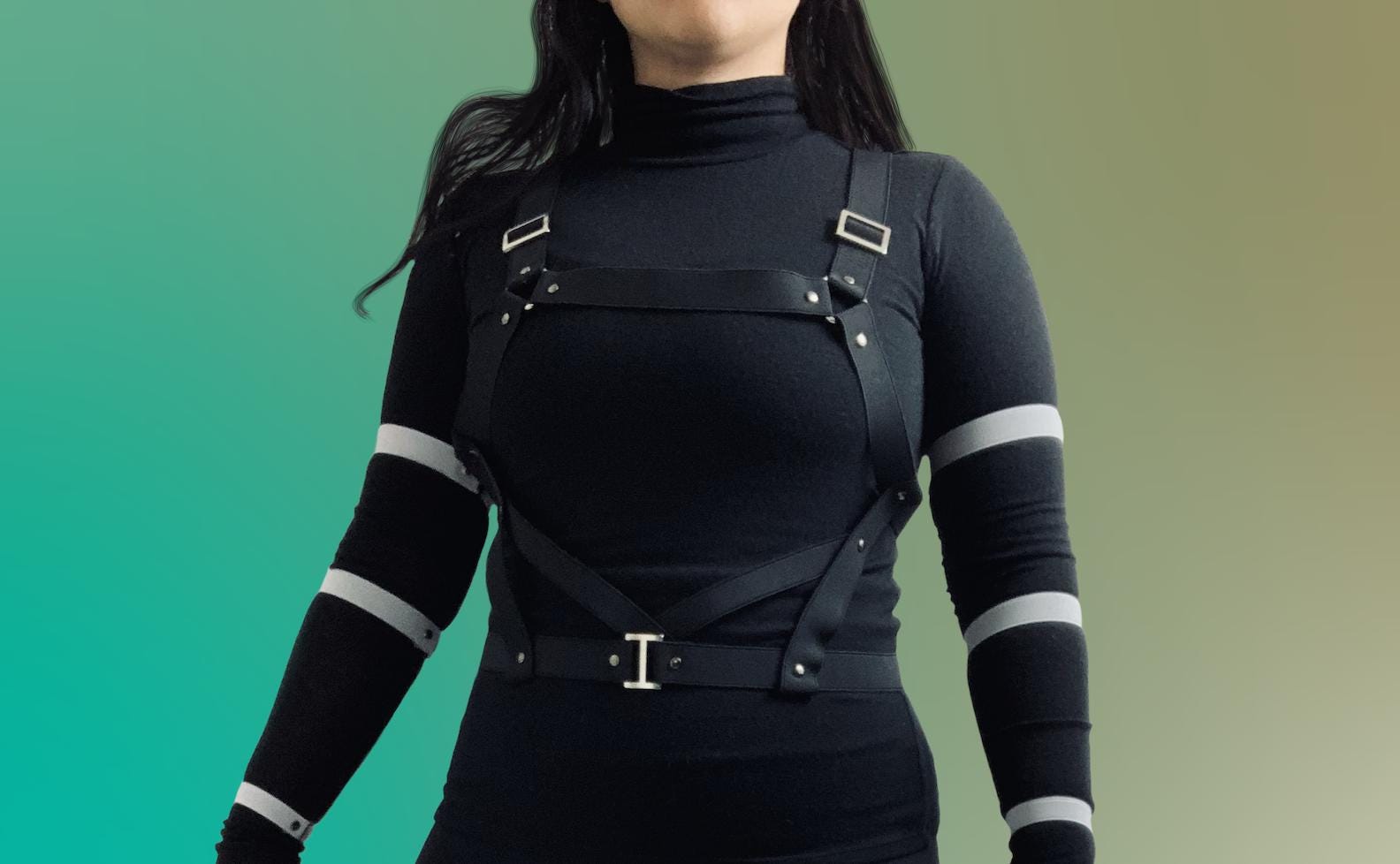 Vegan Plus Size Harness - Etsy display picture 3