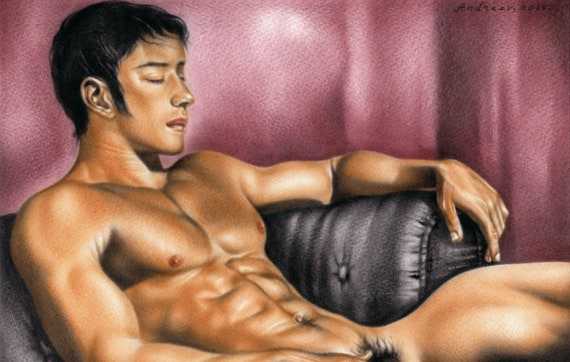 Nude male chinese art