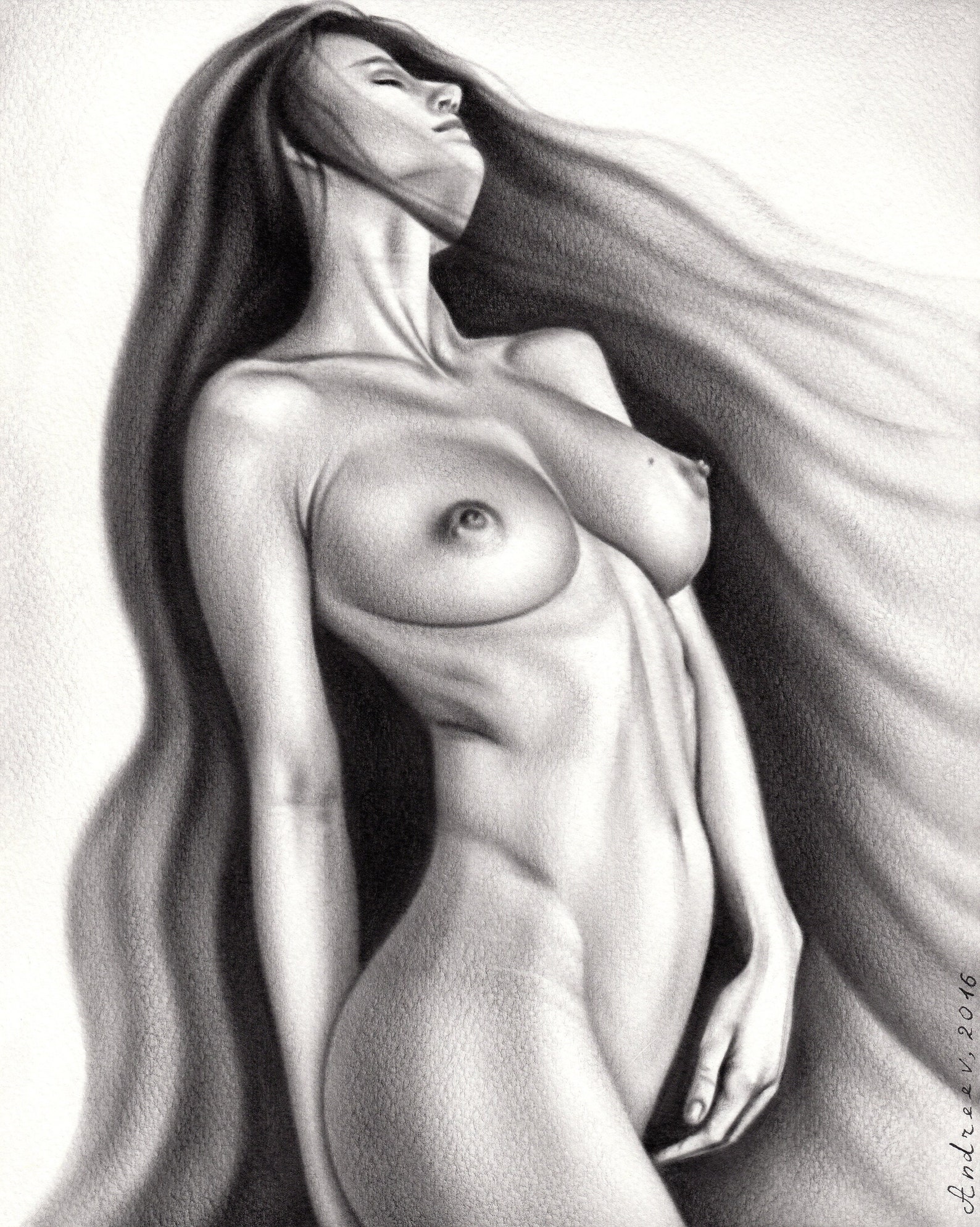 Mujeres desnudas en dibujos