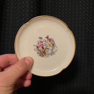 Vintage Rosenthal-Kronach Germany Trinket Dish | Birds of Paradise | 3029 44
