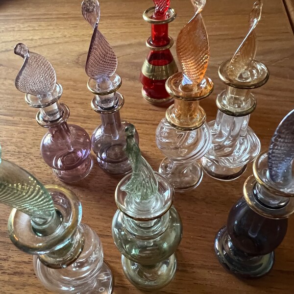 Glass Perfume Bottles - Choose your color