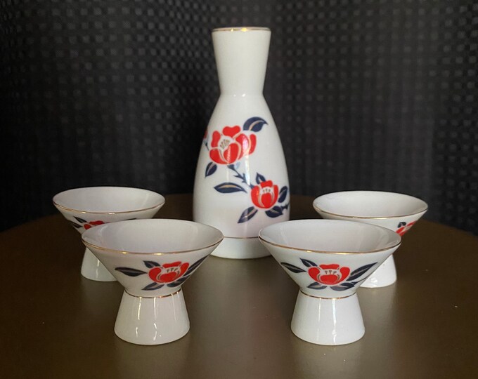 VTG Ozeki Sake Set by Tajimi Japan Etsy