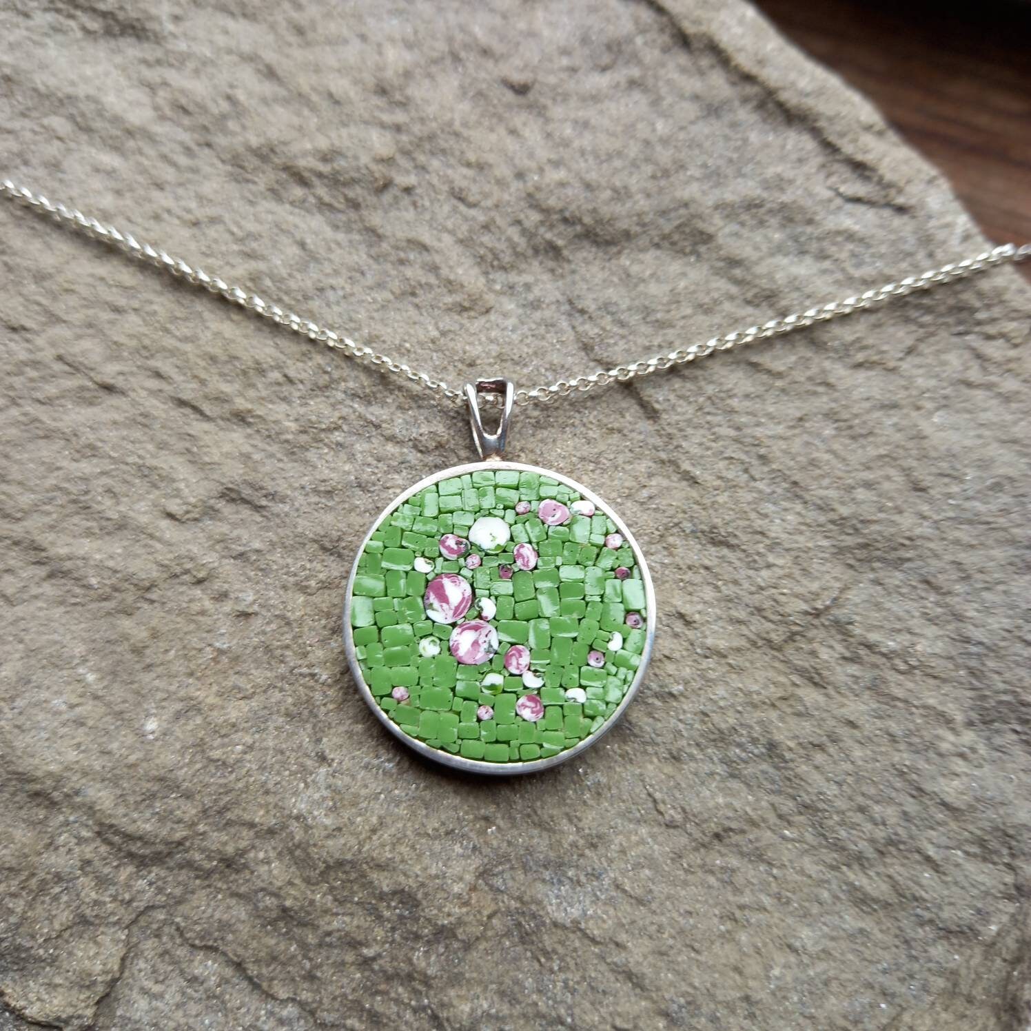 マイクロモザイクネックレス - Etsy 日本