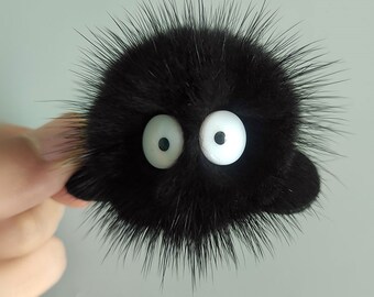 Echter Nerz Pompom Haarspange Große Flauschige Pom Poms Clip PomPoms Haarnadel Kopfbänder Pom-Pom Ball Clip