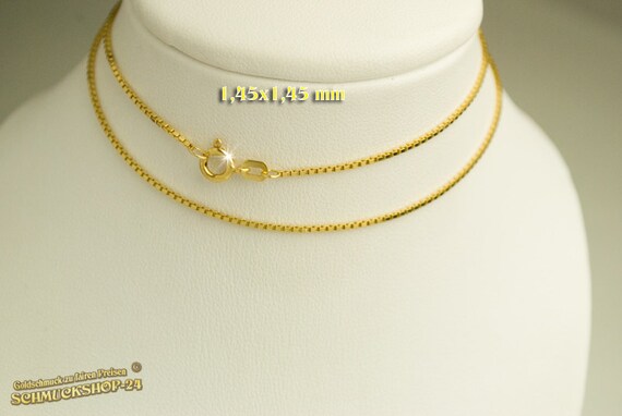 Cadena de oro 333 venezianerkette 45 cm
