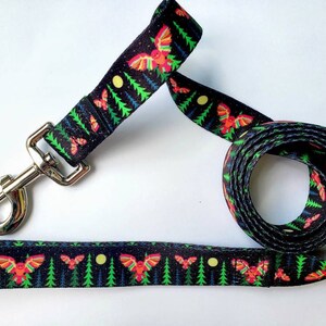 Forest Family Dog Leash Electric Forest Owl