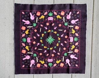 High Times Bandana Weed Stoner