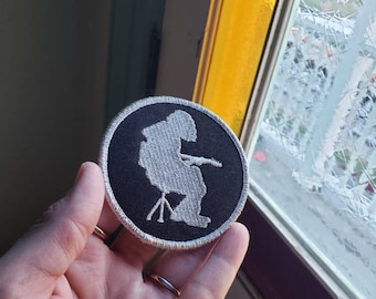 Silver and Black Mikey Houser Widespread Panic Patch