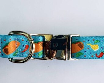 Taco Tuesday Large Dog Collar