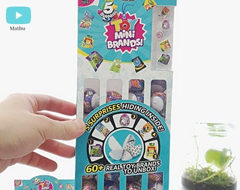Digital printable template for miniature ZURU Toy Mini Brands 88 mini balls sidekick display [DIY].