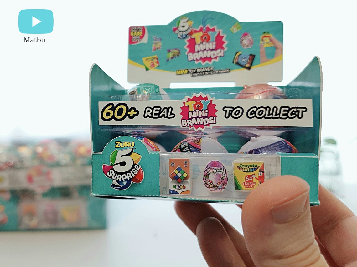 Digital Printable Template for Miniature ZURU Toy Mini Brands - Etsy ...