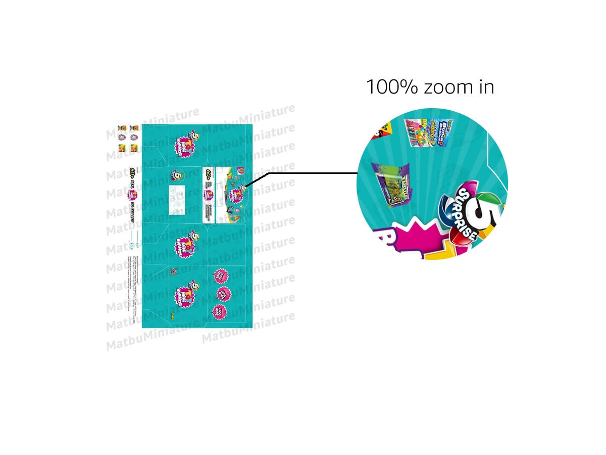 Mini Brands Templates Printable