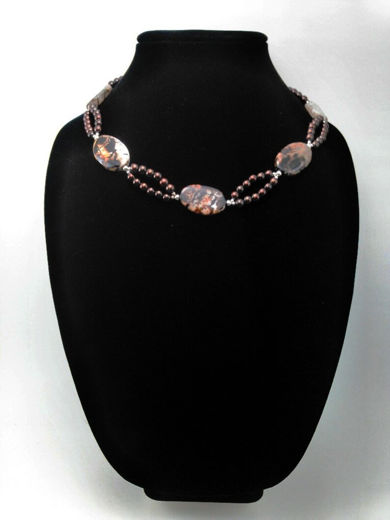 Crackle Earth Jewelry set