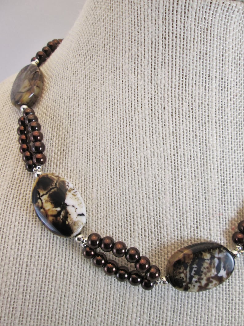 Crackle Earth Jewelry set