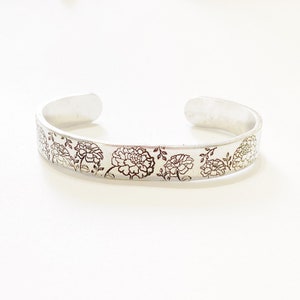 Marigold Cuff Bracelet Hand Stamped