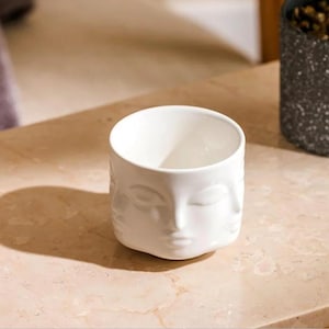 Decorative Porcelain Candle Holder, Porcelain Art Decor, Minimalist Decorative Home Decor, Elegant Porcelain Candle Holder,