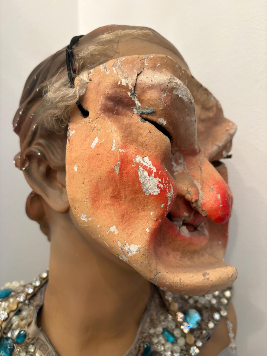 Antique 1930s French Paper Maché Mask Theater Circus - Etsy