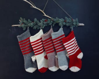 Knitting Pattern Only | Nordic Wool Christmas Stocking Pattern | Knit Your Traditional Christmas Stocking