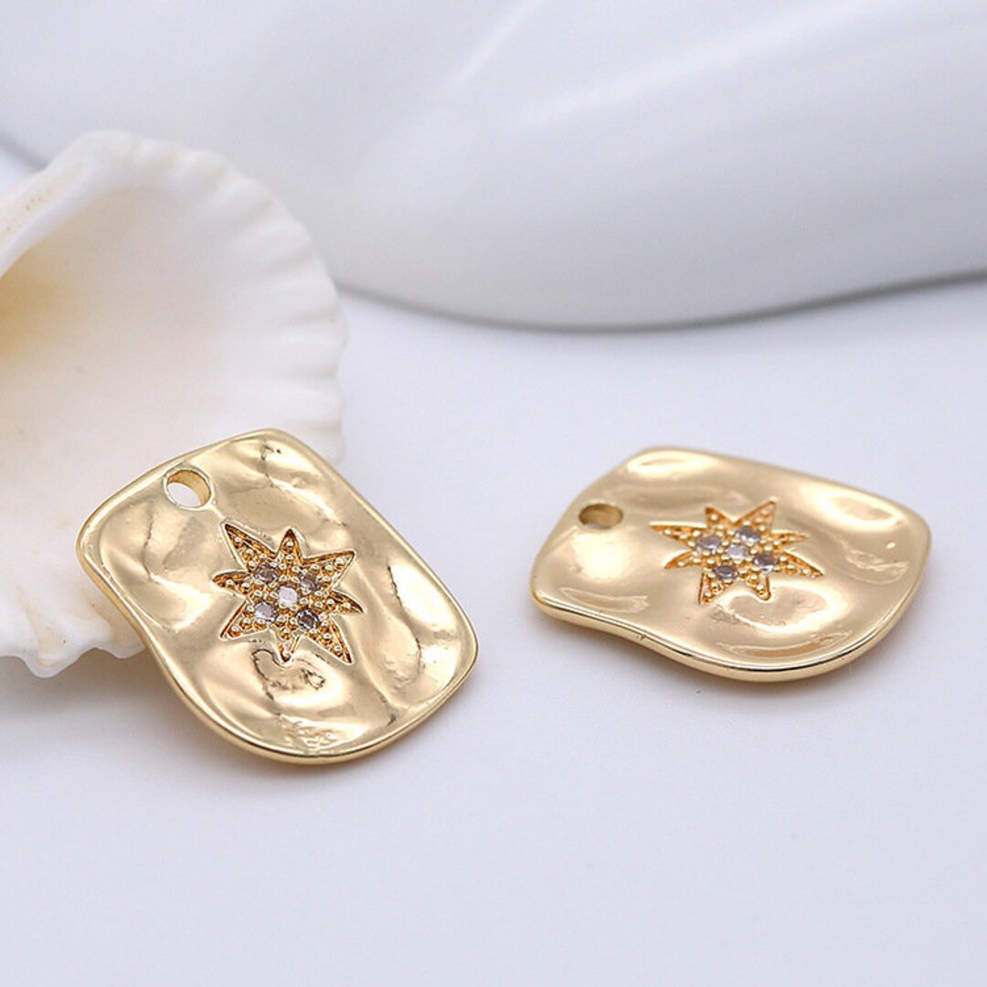10pcs 12x13mm 14K Gold Plated Brass Zircon Star Square Geometry Charm Pendant ZX2700 - Etsy 10pcs 12x13mm 14K Gold Plated Brass Zircon Star Square Geometry Charm Pendant ZX2700 - Etsy