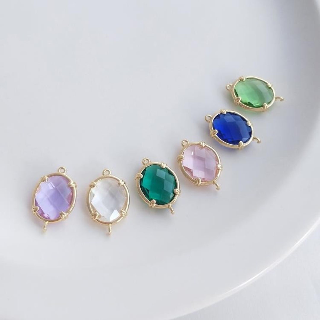 2pcs/4pcs/10pcs 18x11mm 14K Gold Plated Zircon Oval Charm Pendant Connector YG537 - Etsy 2pcs/4pcs/10pcs 18x11mm 14K Gold Plated Zircon Oval Charm Pendant Connector YG537 - Etsy