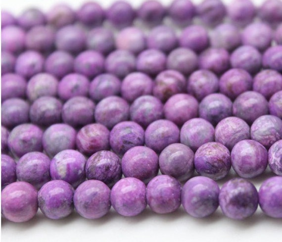 Natural sugilite hotsell beads