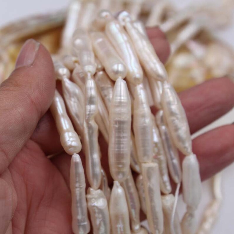 1 Strand 7-30mm Freshwater Broque Bar Pearl Beads,Fresh Water Pearl Beads for Jewelry Making Y306