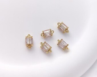アクセサリー eru0212 PRINCESS CUT DIAMONDS PIERCED EARRINGS(2ZP1644)K18 ピアス