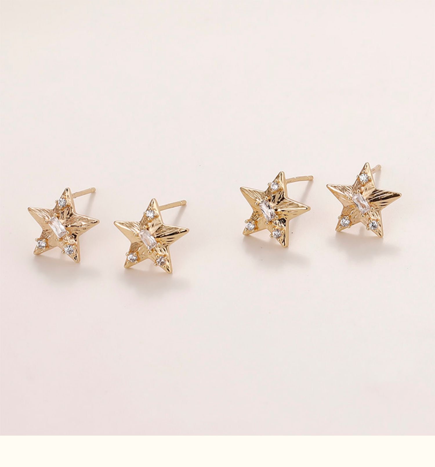 特別価格！ゴールド　2.5×18mm 18k シルバー925 301同サイズ Earring 585/- Yellow Gold Brilliant 0.16ct Wsi Studs