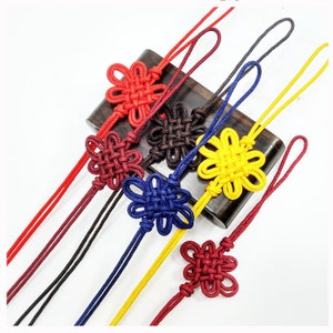 10pcs Nœud chinois pour glands Charm Pendentif pour la fabrication de bijoux TX003