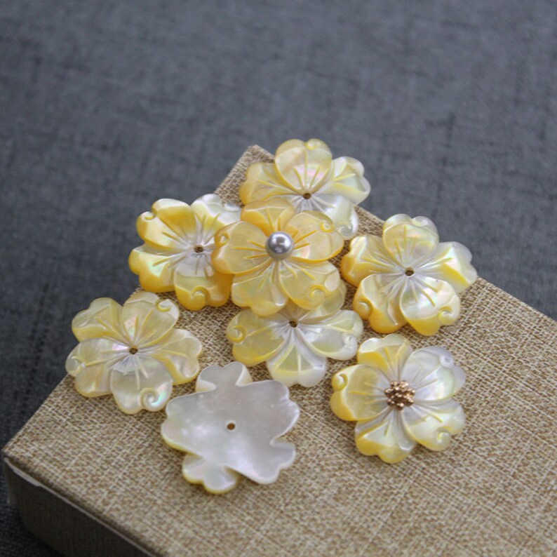 Flower Chandelier Earring in MOP