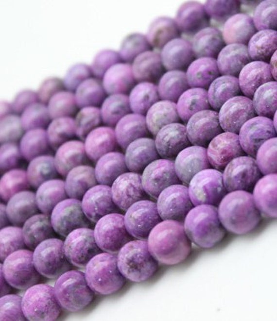 Natural sugilite best sale beads