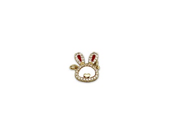 2pcs/4pcs/10pcs 11.7x14.2mm 18K Gold Brass Zircon White MOP 2pcs/4pcs/10pcs 11.7x14.2mm 18K Gold Brass Zircon White MOP