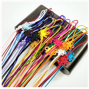 100pcs nodo cinese per nappe ciondolo charme per gioielli che fanno TX001