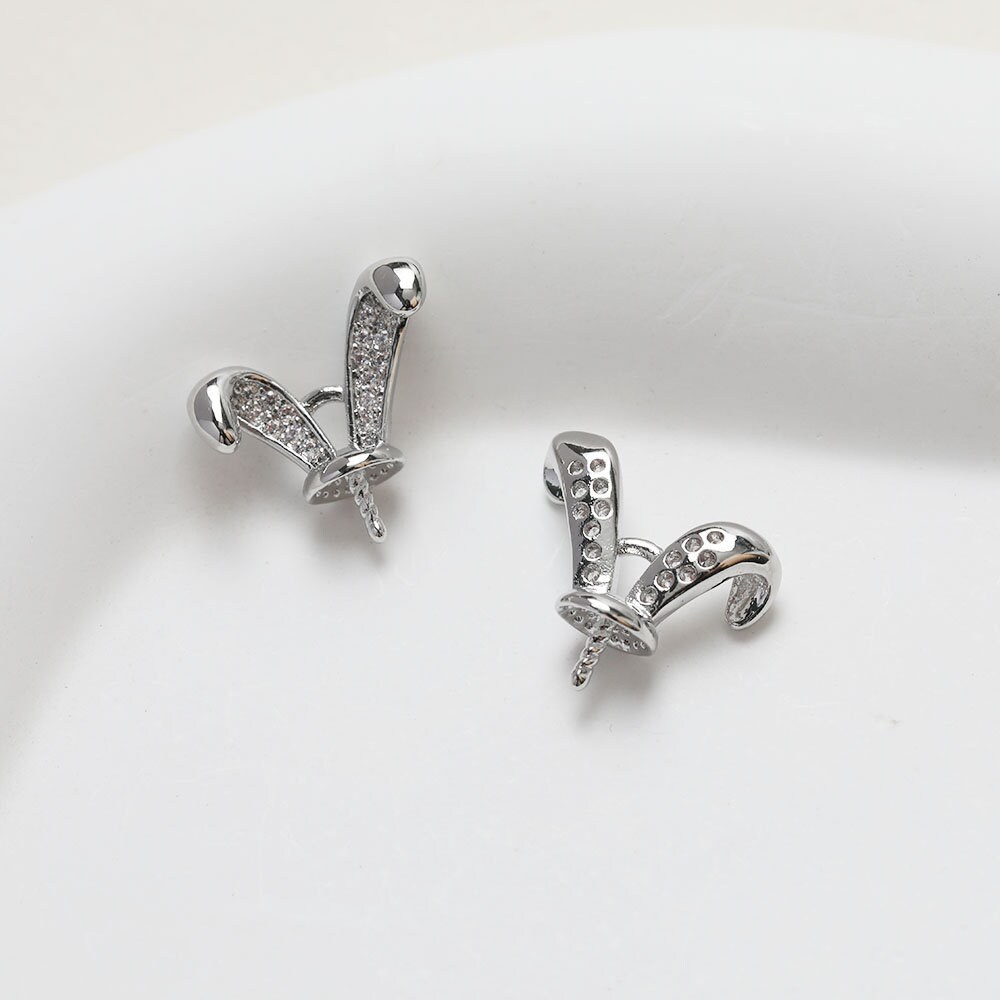 2pcs/4pcs/10pcs 14.1x11.7mm 14K Gold Plated Brass Zircon 2pcs/4pcs/10pcs 14.1x11.7mm 14K Gold Plated Brass Zircon
