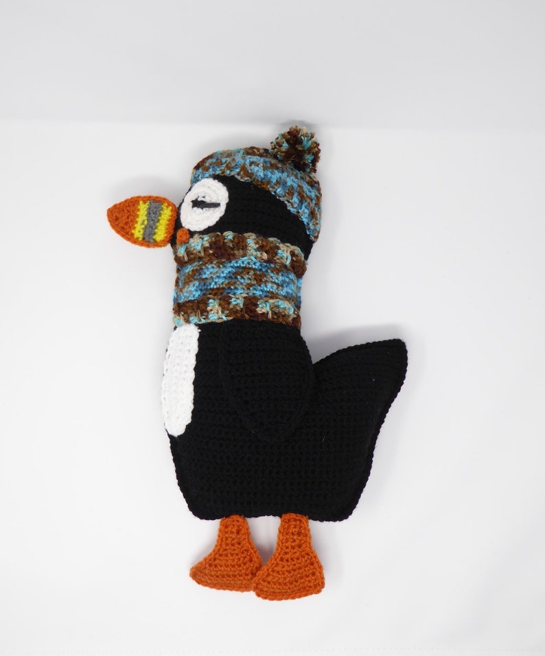 Puffin Rag Doll 2d Puffin Plush Whimsical Nursery Decor