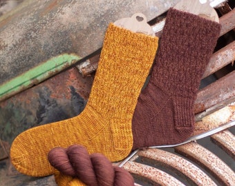 Modello ai ferri di Calzini Lumpy