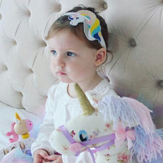 unicorn baby headband