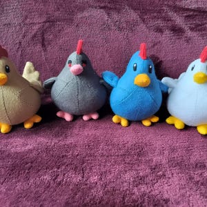 Handmade Stardew Valley Chicken Plush