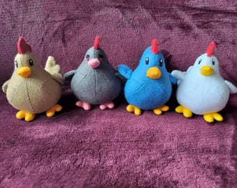 Handmade Stardew Valley Chicken Plush