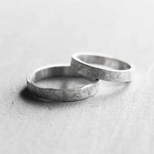 Wedding bands, wedding rings in white gold, white gold wedding rings, silver wedding rings, wedding rings.