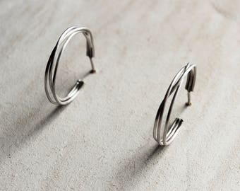 Thread rings, silver rings, thread earrings, silver necklaces, earrings rings.