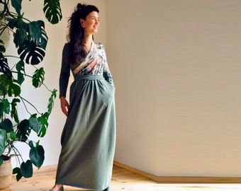 boho nursing dress