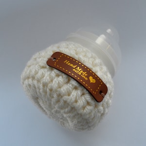 Handmade Bottle Cover Gift Idea for Newborn Baby Adorable Baby Shower Present