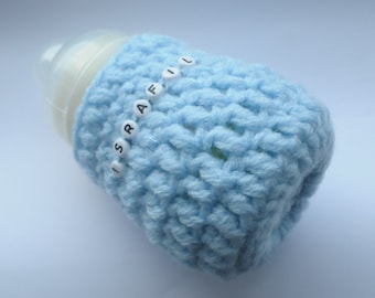 Personalised Bottle Cover Unique Gift for Newborn Baby or Toddler, Adorable Baby Shower Present
