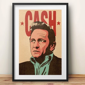 Johnny Cash Art Print