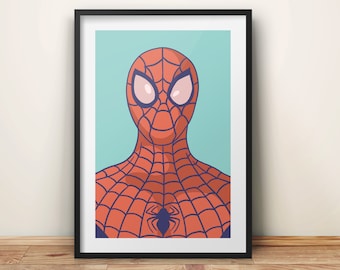 Spiderman art print