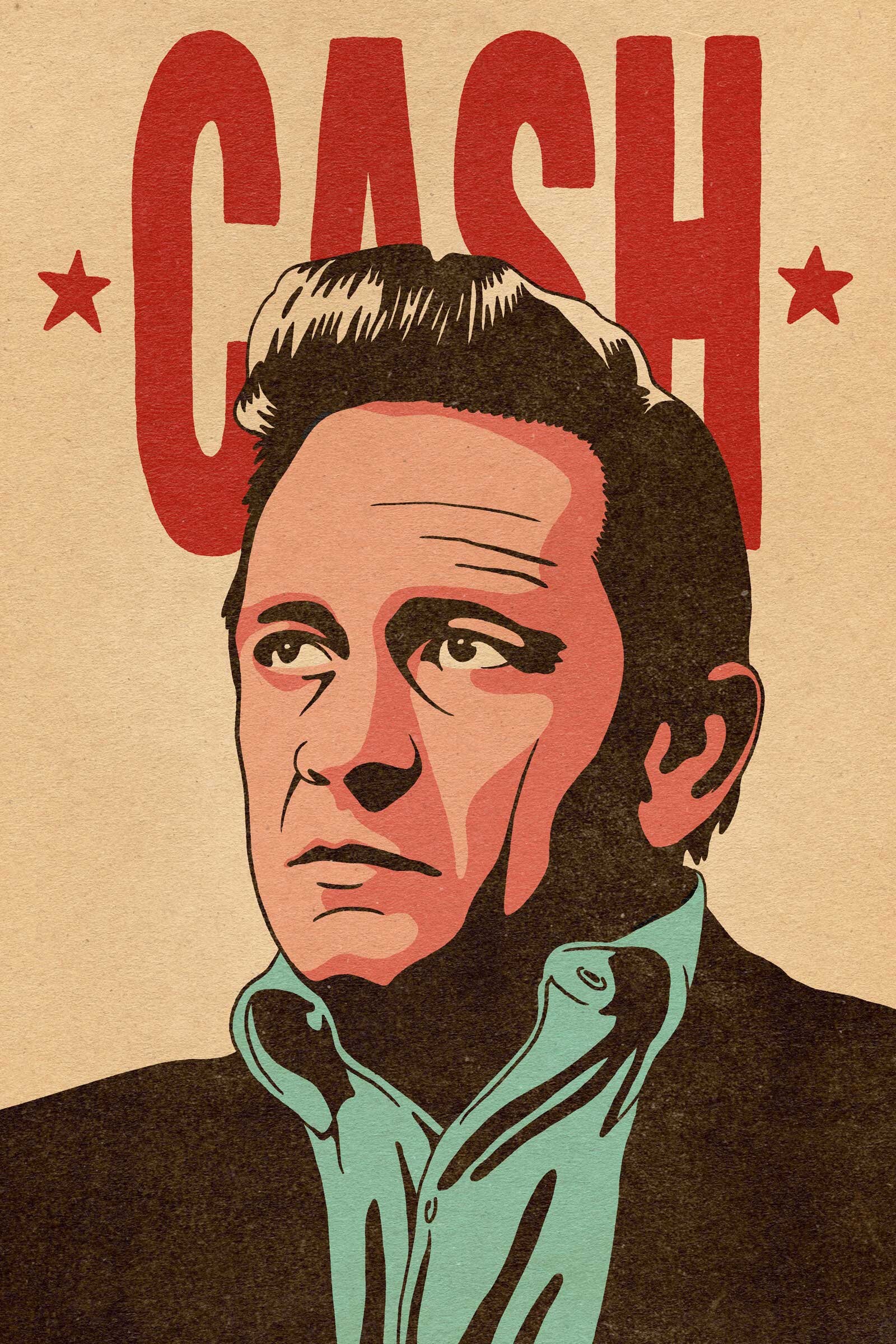 Johnny Cash Art Print - Etsy