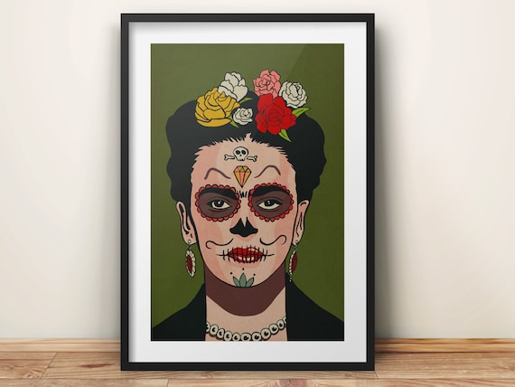 Débardeur Femme GL BOUTIK Gris - Motif Frida Kahlo, Col Bateau, Taille Unique