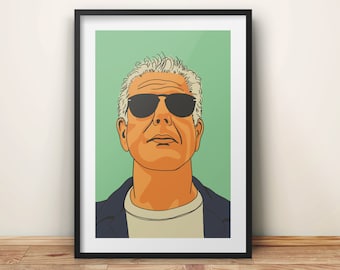 Anthony Bourdain Poster
