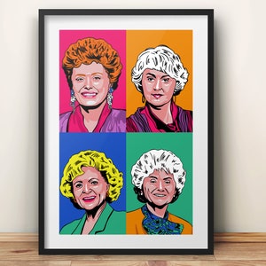 Golden Girls art print poster